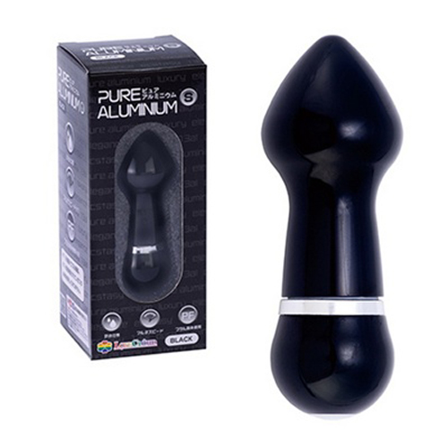 日本 Wins ＊ピュアアルミ二ウムS　ブラック防水三頻振動棒(說明內含影片介紹)