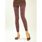 【STREET】無縫外搭九分褲(豹紋)秋冬厚款