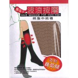 【蒂巴蕾】唐辛子波浪按摩中統襪-膚色