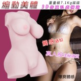 煽動美體‧3D仿真構造私處-重量級7.1Kg 娃娃