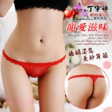 《AIMEI GIAREN》寵愛滋味！性感網紗愛心丁字褲﹝紅﹞