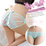 《AIMEI GIAREN》細語時刻！後臀細帶蕾絲鏤空造型三角褲﹝綠﹞