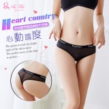 《AIMEI GIAREN》心動國度！字母腰帶微透網紗T字褲﹝黑﹞