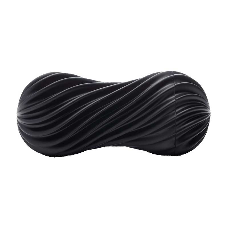 日本TENGA「MOOVA」Rocky Black立體旋轉軟殼自慰飛機杯(岩石黑)
