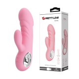 派蒂菈‧Ansel 安塞爾 時尚電鍍 7頻5速雙馬達大菇頭G點按摩棒﹝蜜粉﹞【保固6個月】