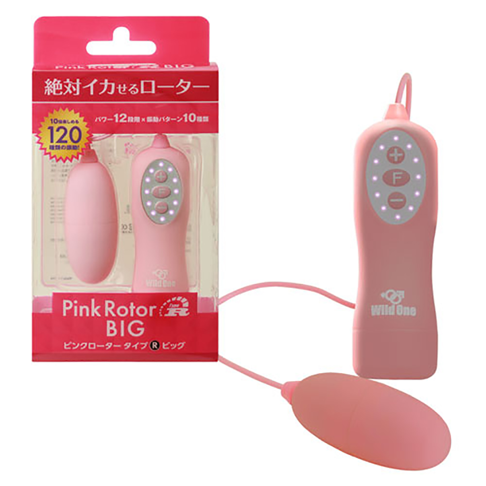 日本Wild One Type-R 120段變頻BIG單跳蛋(粉色)G點震動跳蛋 潮吹神器自慰女用按摩器 電動跳蛋 情趣用品成人專區 高潮自慰棒
