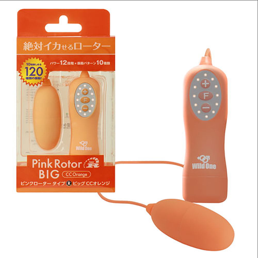 日本Wild One Type-R CC 120段變頻BIG單跳蛋(橘色)G點震動跳蛋 潮吹神器自慰女用按摩器 電動跳蛋 情趣用品成人專區 高潮自慰棒