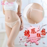 《AIMEI GIAREN》誘惑狂想！蝴蝶結蕾絲美型俏臀中腰丁字褲﹝膚﹞