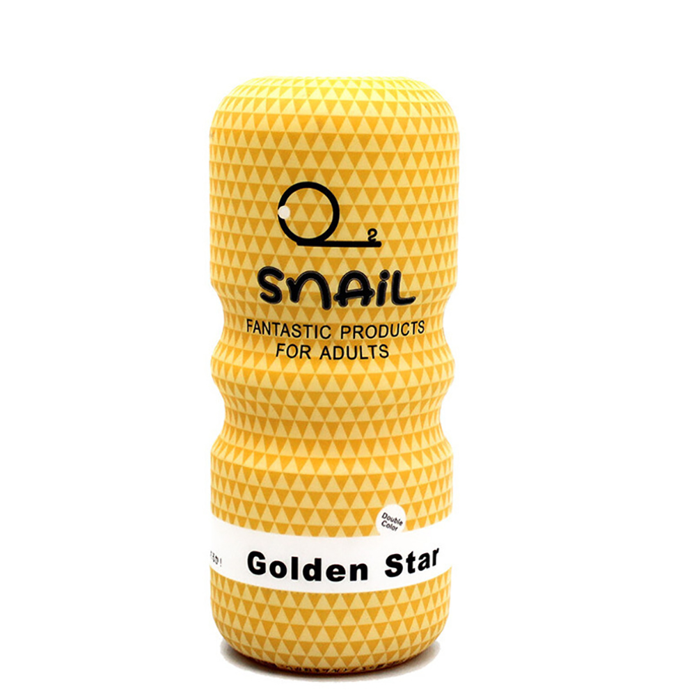 Snail蝸牛飛機杯(黃色口交款) 陰交口交肛交後庭 男用自慰套自慰器自愛器 真空杯手動杯鍛鍊杯打手槍打飛機