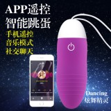 香港Mannuo＊APP炫舞精靈10頻/防水/震動/充電(紫色)