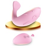  香港Mannuo＊愛心海豚無線遙控10頻振動跳蛋(粉) G點震動跳蛋 潮吹神器自慰女用按摩器 電動跳蛋 情趣用品成人專區 高潮自慰棒