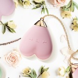 ZALO法國輕奢私密用品＊Baby heart調情按摩器/金屬表面18k金-草莓粉