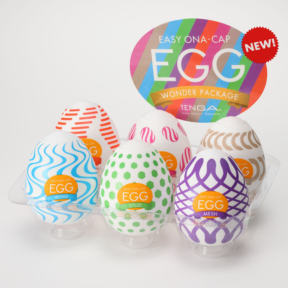 日本TENGA一次性奇趣蛋自慰蛋 EGG歡樂系列 W01-W06款(六種不同造型與刺激)自慰器男用自慰套飛機杯自愛器