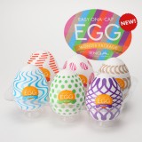 日本TENGA一次性奇趣蛋自慰蛋 EGG歡樂系列 W01-W06款(六種不同造型與刺激)自慰器男用自慰套飛機杯自愛器